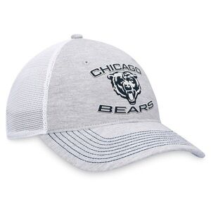 Chicago Bears Fanatics Heather Gray Trucker Adjustable Hat